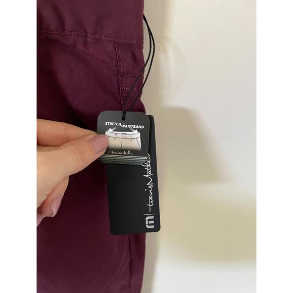 Travis Mathew Lightweight Chino Golf Pant Wine Red Purple Size 40x34 NEW - Picture 6 of 8